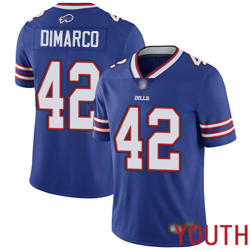 Youth Buffalo Bills #42 Patrick DiMarco Royal Blue Team Color Vapor Untouchable Limited Player NFL Jersey->youth nfl jersey->Youth Jersey